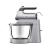 Kenwood KEN HMP 54 SI HANDMIXER Kézi mixer 650 W Ezüst