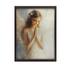  KÉP ANGYAL IMÁJA II FALRA ALUMÍNÍV KERETBEN 60x90 CM