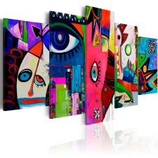 Kép - Circus of everyday life 100x50 grafika, keretezett kép