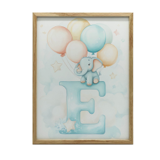  KÉP E-VÁSZON LÉFÉRE ELEFÁNT PREMIUM VÁSZONAL, 70X100 CM grafika, keretezett kép