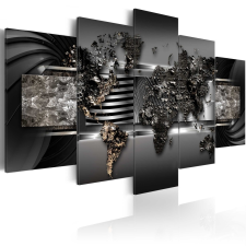 Kép - falitérkép - Black World Map Világtérkép 200x100 térkép