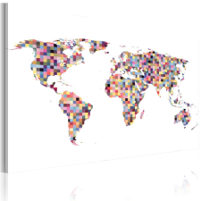  Kép - falitérkép - Map of the World - pixels Világtérkép 90x60 térkép