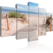  Kép - Morning on the beach 100x50 grafika, keretezett kép