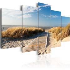 Kép - Őrizetlen strand - 5 db 100x50 grafika, keretezett kép