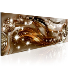 Kép - Ribbon of Bronze and Glitter 150x50 grafika, keretezett kép