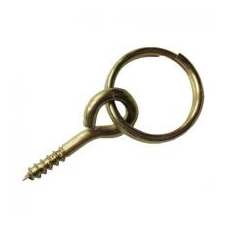  Képakasztó karika d=10 sárgított barkácsolás, csiszolás, rögzítés