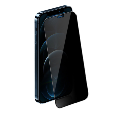 Képernyővédő üvegfólia 360°-os betekintés védelemmel (iPhone 12 mini) mobiltelefon kellék
