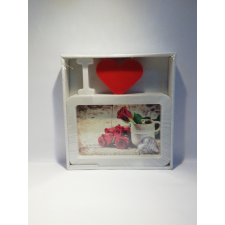  Képkeret, 10×15 cm-es képhez, I love felirat fényképkeret