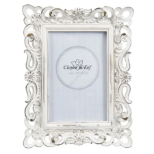  Képkeret -  fehér virágos kerettel fényképkeret