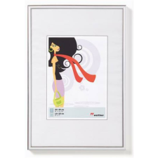 . Képkeret, műanyag, 21x29,7 cm, New Lifestyle ezüst (DKL014) fényképkeret