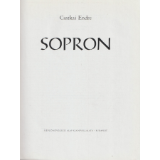 Képzőművészeti Alap Sopron (1971) antikvárium - használt könyv