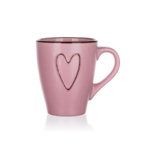  Ker.Bögre Heart 310Ml Rózs 60324988 bögrék, csészék