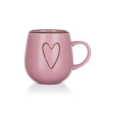  Kerámia Bögre 500Ml Heart 60325030 bögrék, csészék