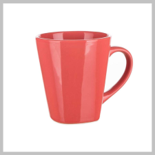  Kerámia bögre ASYMO 180 ml, piros 60221502 bögrék, csészék