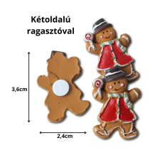 Kerámia Mézi nyalóka pálcikával 3db/csomag dekorációs kellék