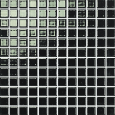  Kerámia mozaik Premium Mosaic fekete 30x30 cm fényes MOS23BK csempe