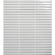 Kerámia mozaik Premium Mosaic Kit Kat white 28x31 cm fényes MOSKK3WHL csempe