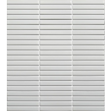 Kerámia mozaik Premium Mosaic Kit Kat white 28x31 cm matt MOSKK3WHM csempe