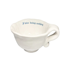Kerámia pohár, Incartato Ceramics, Semmi, 130 ml, fehér bögrék, csészék