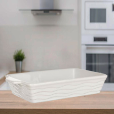 Kerámia sütőtál CULINARIA 30x17 cm fehér, szögletes 60ZF03 edény