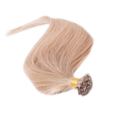  Keratinos U-TIP Emberi Póthaj Hőillesztéshez Világos Aranyszőke 40cm (Szín #18) póthaj