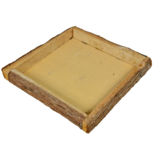  Kéreg tálca M4x30x30cm dekorálható tárgy