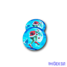  Kerek karácsonyi 7cm 5db/csomag - Gonosz Grincs dekorációs kellék