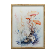  KERET FAL PLAKÁT AZ ÓCEÁN TÁJ ELEGANCE 70X100 CM grafika, keretezett kép