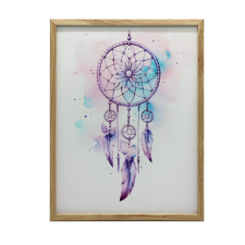 KERET FALI PLAKÁT ÁLOMFOGÓ GYERMEKEKNEK 50x70 CM grafika, keretezett kép