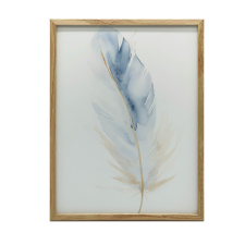 KERET FALI PLAKÁT ARANY KÉK ÉS ARANY TOLL 50x70 CM grafika, keretezett kép