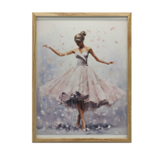 KERET FALI PLAKÁT BALLERINA BALLET DREAM 50x70 CM grafika, keretezett kép