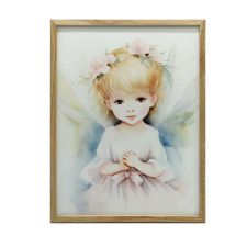 KERET FALI PLAKÁT BLOOMING INNOCENCE 30x40 CM grafika, keretezett kép