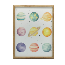 KERET FALI PLAKÁT EGY KIS CSILLAGFELFEDEZÉSEK CSILLAGOK 50x70 grafika, keretezett kép