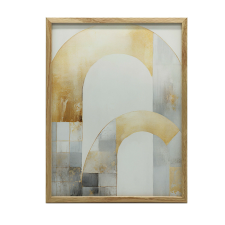 KERET FALI PLAKÁT ELEGANCE ART DECO ARANY ÉS EZÜST 30x40 grafika, keretezett kép