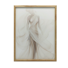 KERET FALI PLAKÁT FINOM NŐI FORMÁBAN 30X40 CM grafika, keretezett kép