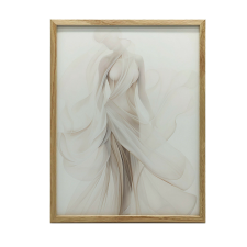  KERET FALI PLAKÁT FINOM NŐI FORMÁBAN 50x70 CM grafika, keretezett kép