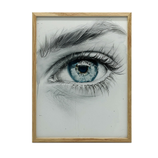KERET FALI PLAKÁT FOGVA 30X40 CM FEKETE KERET grafika, keretezett kép