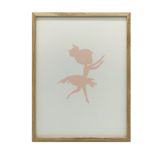 KERET FALI PLAKÁT MAGIC FAIRY PINK FORWARD 30x40 CM grafika, keretezett kép