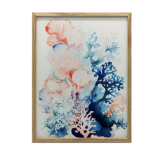 KERET FALI PLAKÁT VÍZALATI HARMÓNIA TÁJ 50X70 CM grafika, keretezett kép