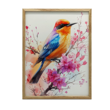KERET NÉLKÜL CSERESZNYVIRÁGZÁS MELODY FALI PLAKÁT 40x50 CM grafika, keretezett kép