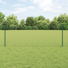 Kerítés Oszlopok 5 db U-Channel Zöld 80 cm Acél építőanyag