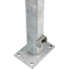  Kerítésoszlop hegesztett oszloptalppal  89 cm  horganyzott kerti bútor