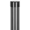  Kerítésoszlop, Strend Pro Garden Metaltec, antracit, 175 cm, átmérő: 48 mm, kerek, sapkával, horganyzott acél, PVC-bevonatú