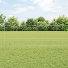 Kerítésoszlopok 22 db U-csatorna 120 cm Horganyzott acél építőanyag