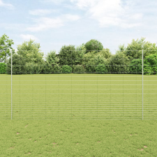 Kerítésoszlopok 22 db U-csatorna 160 cm Horganyzott acél építőanyag