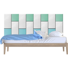 Kerma Design Minky textil gyermek menta és kék színű falvédő (200×75 cm) tapéta, díszléc és más dekoráció