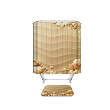 Kermix Textil Zuhanyfüggöny, Sivatag 6 fürdőszoba kiegészítő