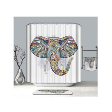 Kermix Zuhanyfüggöny és/vagy kilépő szőnyeg, Indiai elefánt 45 fürdőszoba kiegészítő
