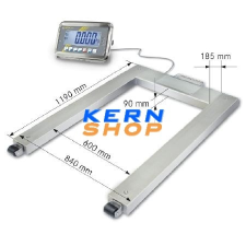 Kern Raklapmérleg, hitelesíthető UFN 1.5T0.5IPM mérleg