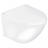 Kerra Delos WH fali rimless WC soft-close ülőkével